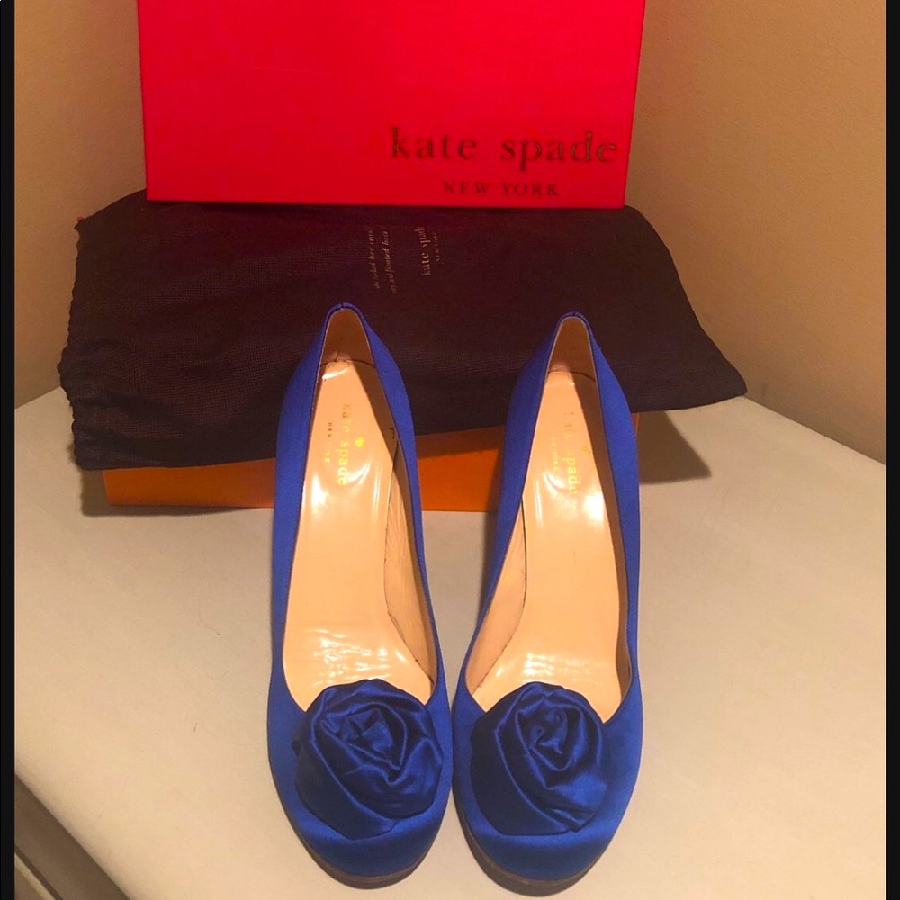 Kate Spade Royal Blue Pumps - 8.5